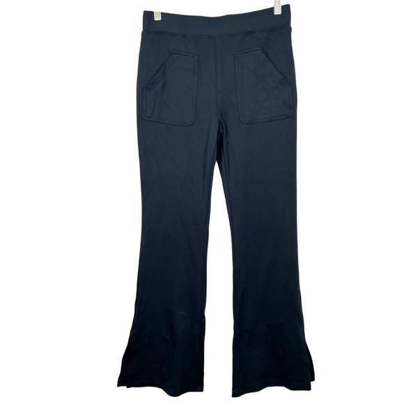 Maeve by Anthropologie Ponte Knit Flare Pants Split Hem - Picture 1 of 11